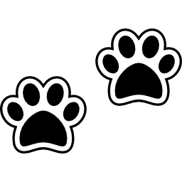 Dog pawprints icon