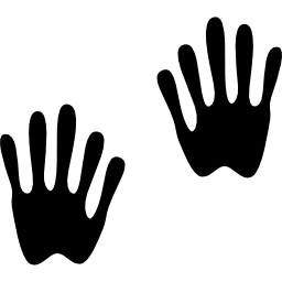 forme delle mani icona