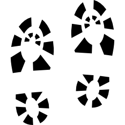 empreintes Icône