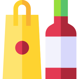 bottiglia di vino icona