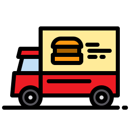 Food delivery icon