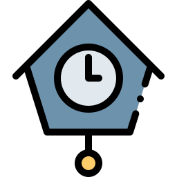 reloj cucú icono