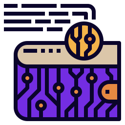 billetera digital icono