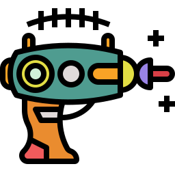 Space gun icon