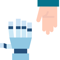 Robot hand icon