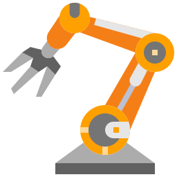 Robot arm icon