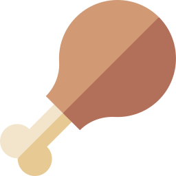 Chicken leg icon