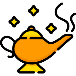 Magic lamp icon