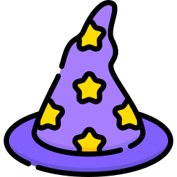 tovenaars hoed icoon