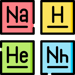 tabla periódica icono