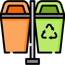 Trash bin icon