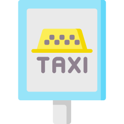 parada de taxi icono