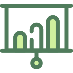 diagramme à bandes Icône