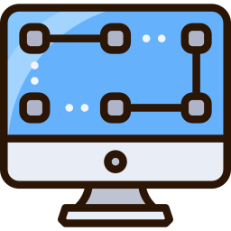 gráfico vectorial icono