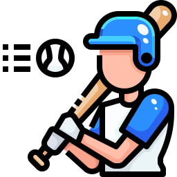 Игрок в бейсбол иконка