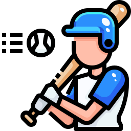 Baseball player icon