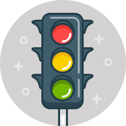 Traffic lights icon