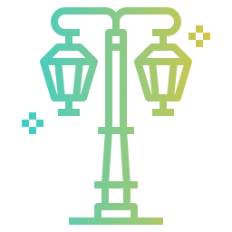 Street lamps icon