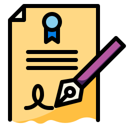 Contract icon