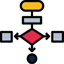 Diagrama de flujo icono