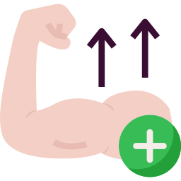 Build muscle icon