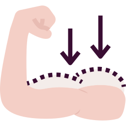 Lost muscle icon