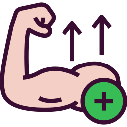 Build muscle icon