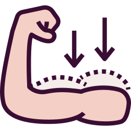 Lost muscle icon