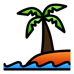 Playa icono