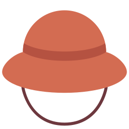 vissende hoed icoon