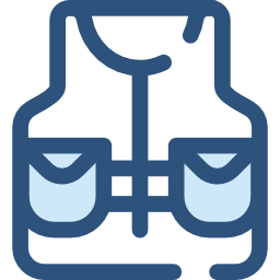 Fishing vest icon