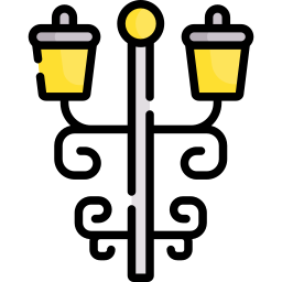 Street lamp icon