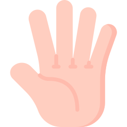 Five fingers icon