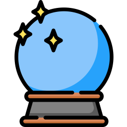 Bola de cristal icono