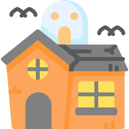 Haunted house icon