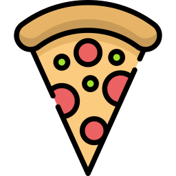 Pizza slice icon