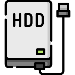 External hard drive icon