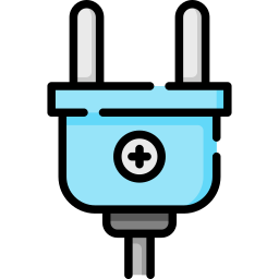 Electric plug icon