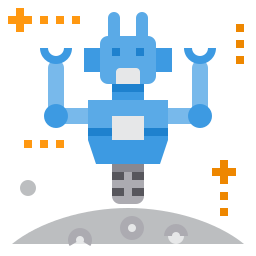 robot spaziale icona