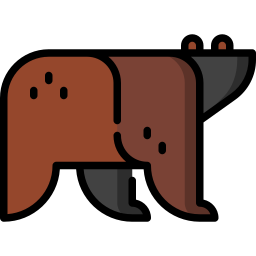 Grizzly bear icon