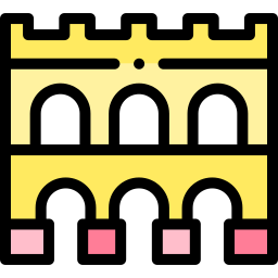 Segovia aqueduct icon