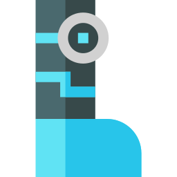 Pierna robótica icono