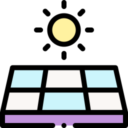 Sun panel icon