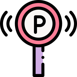 Parking sign icon