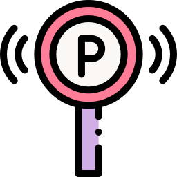 Señal de aparcamiento icono