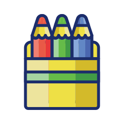 Colored pencils icon