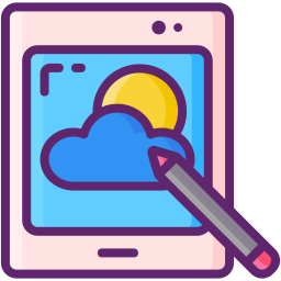 Graphic tablet icon