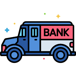 ciężarówka banku ikona