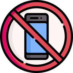 geen smartphones icoon
