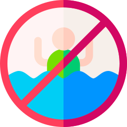 Não nadar Ícone